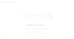 Desktop Screenshot of niehaus-kuechen.de