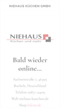 Mobile Screenshot of niehaus-kuechen.de