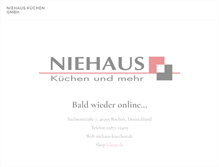 Tablet Screenshot of niehaus-kuechen.de